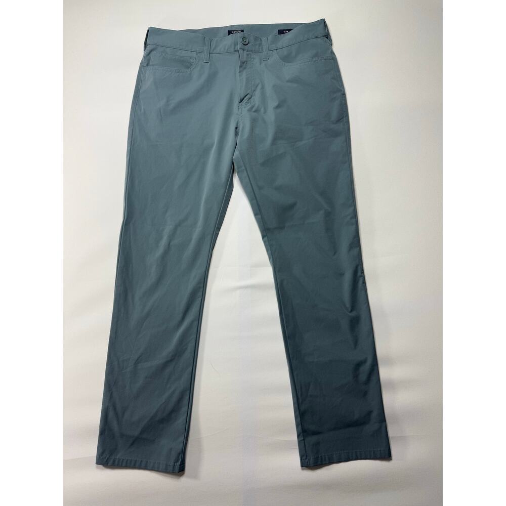 J. Crew Flex Men's Slim Fit Tapered Leg‎ Lightweight Blue Pants - Size 31x26.5*